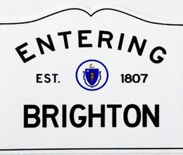 Welcome to Brighton sign