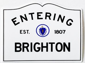 Welcome to Brighton sign