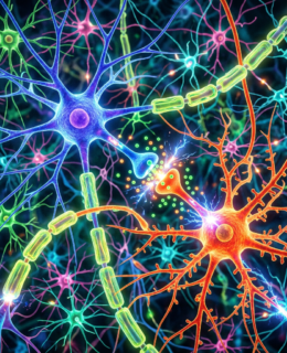 a colorful display of a memory signal