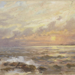 Painting by William Trost Richards, American, 1833–1905