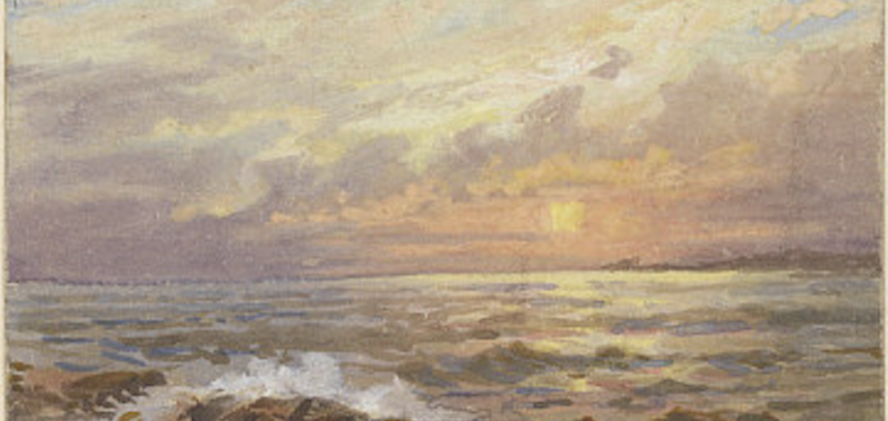 Painting by William Trost Richards, American, 1833–1905