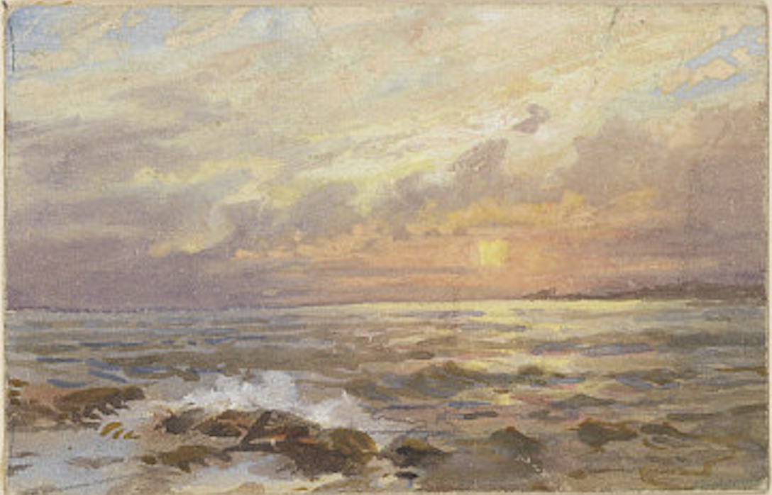Painting by William Trost Richards, American, 1833–1905