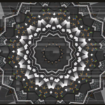 Visual Graphic of electronics formed into a flower image