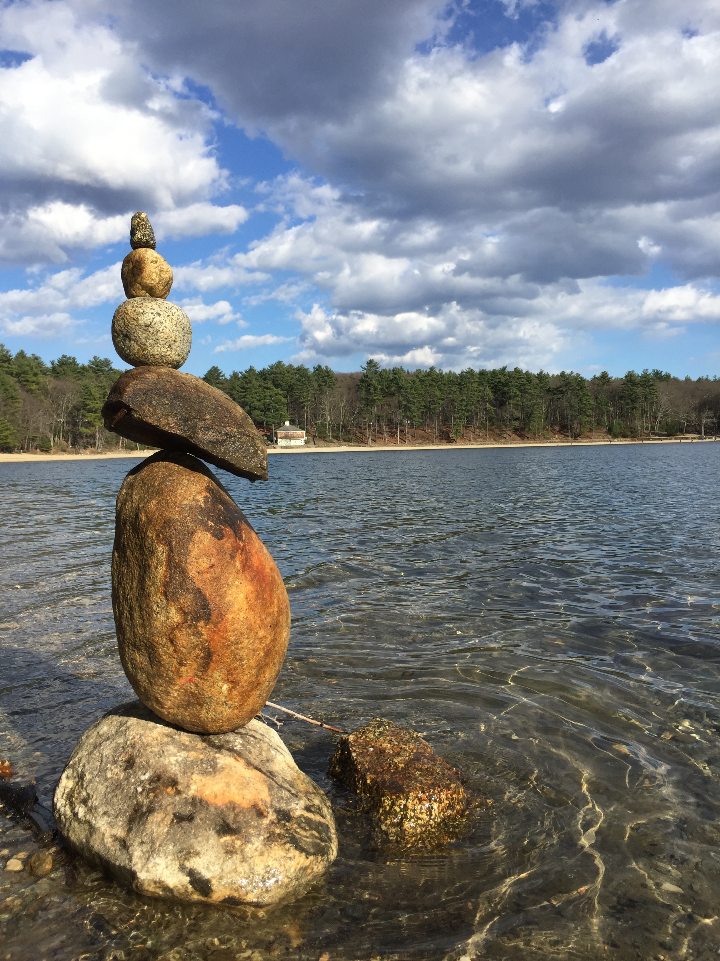 Stone Balance at Walden Pond 2 | Dead River Review