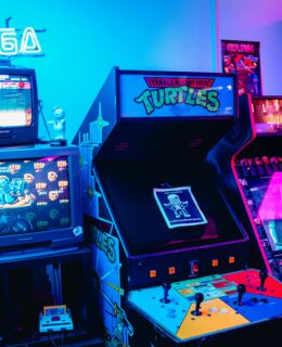 A picture of an arcade