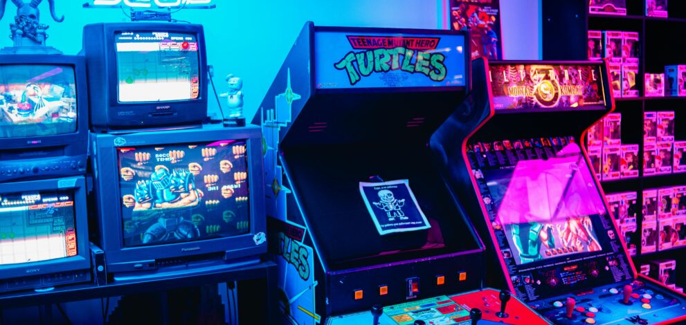 A picture of an arcade